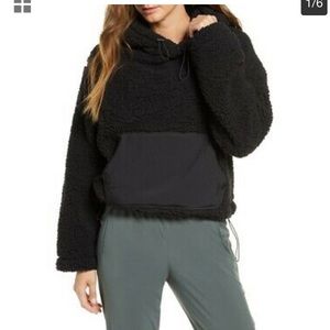 Zella Cassie Faux Shearling Hoodie